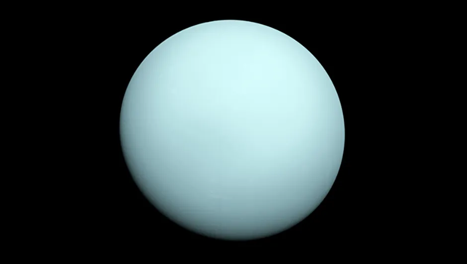 An image of Uranus taken by Voyager 2. Image Credit: NASA/JPL