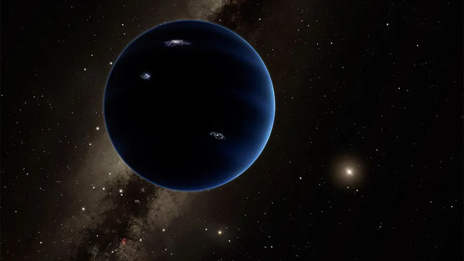 An artist's impression of the hypothetical Planet 9.
