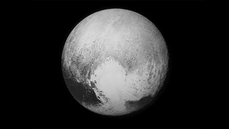 An image of Pluto captured in high-resolution by NASA’s New Horizons spacecraft on 14 July 2015. The spacecraft studied the dwarf planet before beginning its journey towards MU69. Credit: NASA/JHUAP/SwRI