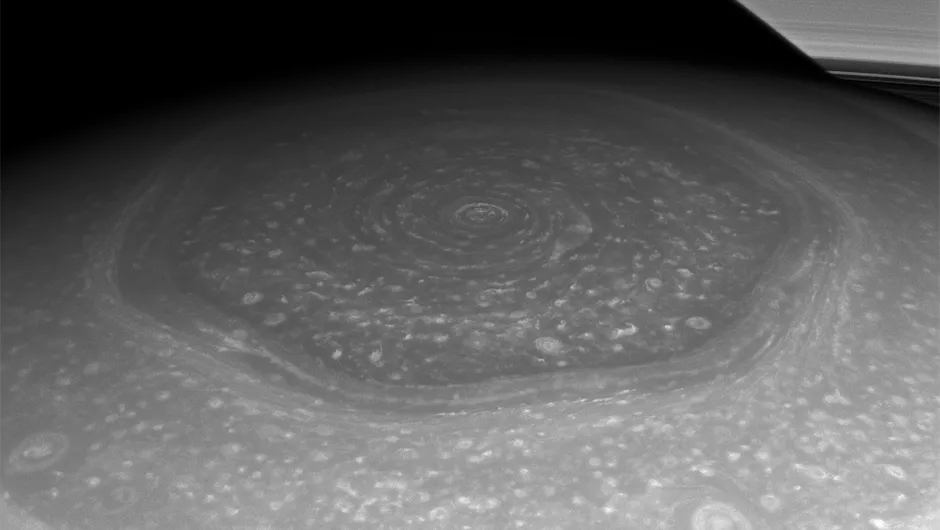 Saturn's north polar hexagon, as seen by the Cassini spacecraft
Credit: NASA/JPL-Caltech/Space Science Institute