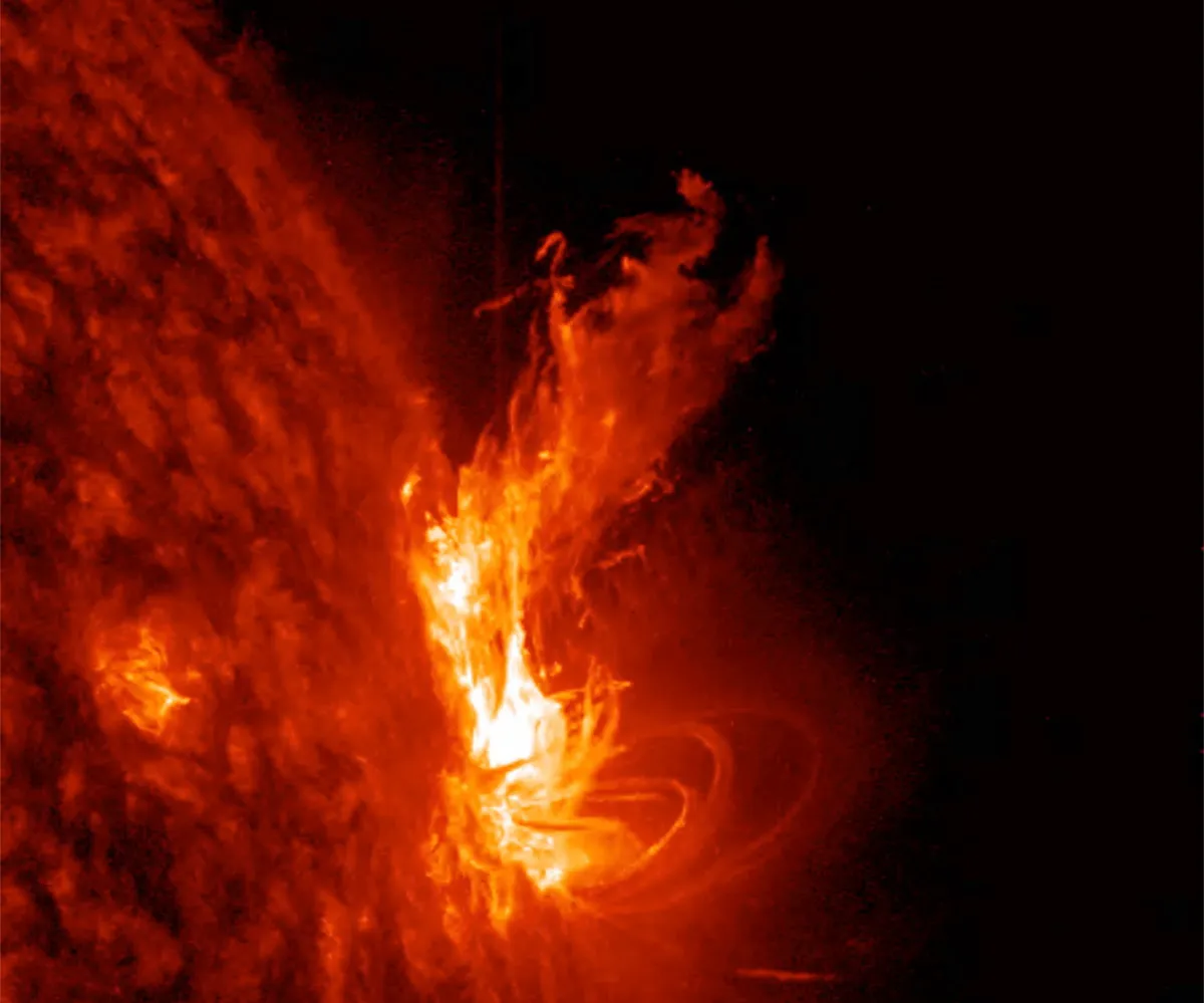 A solar flare captured by NASA's Solar Dynamics Observatory. Could exoplanets orbiting close to their own stars trigger such flares? Credit: NASA/GSFC/Solar Dynamics Observatory