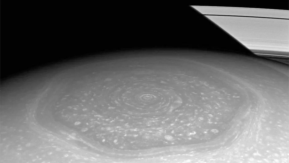 Saturn's north polar hexagonal storm. Just one of the mysterious features of the Saturnian system that the Cassini mission has revealed in close-up.Credit: NASA/JPL-Caltech/Space Science Institute