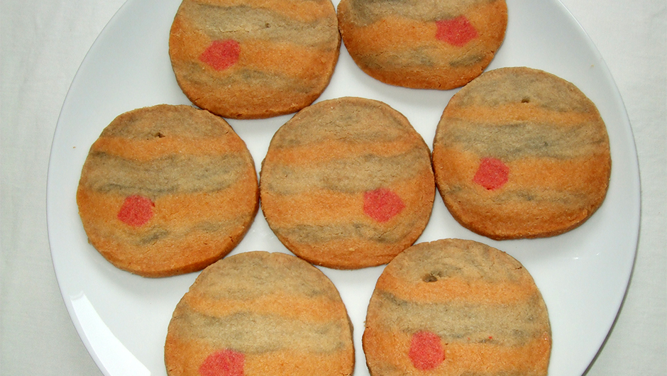 Jupiter Pattern Shortbread Bake our Jupiter shortbread - BBC Sky at Night Magazine