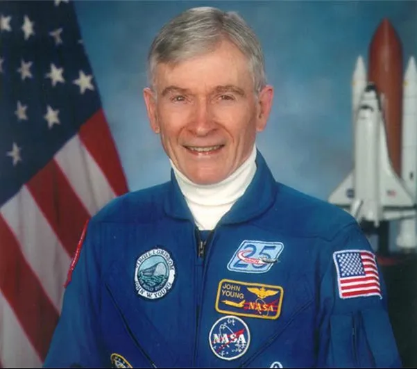 ohn Young's official astronaut portrait.Credits: NASA