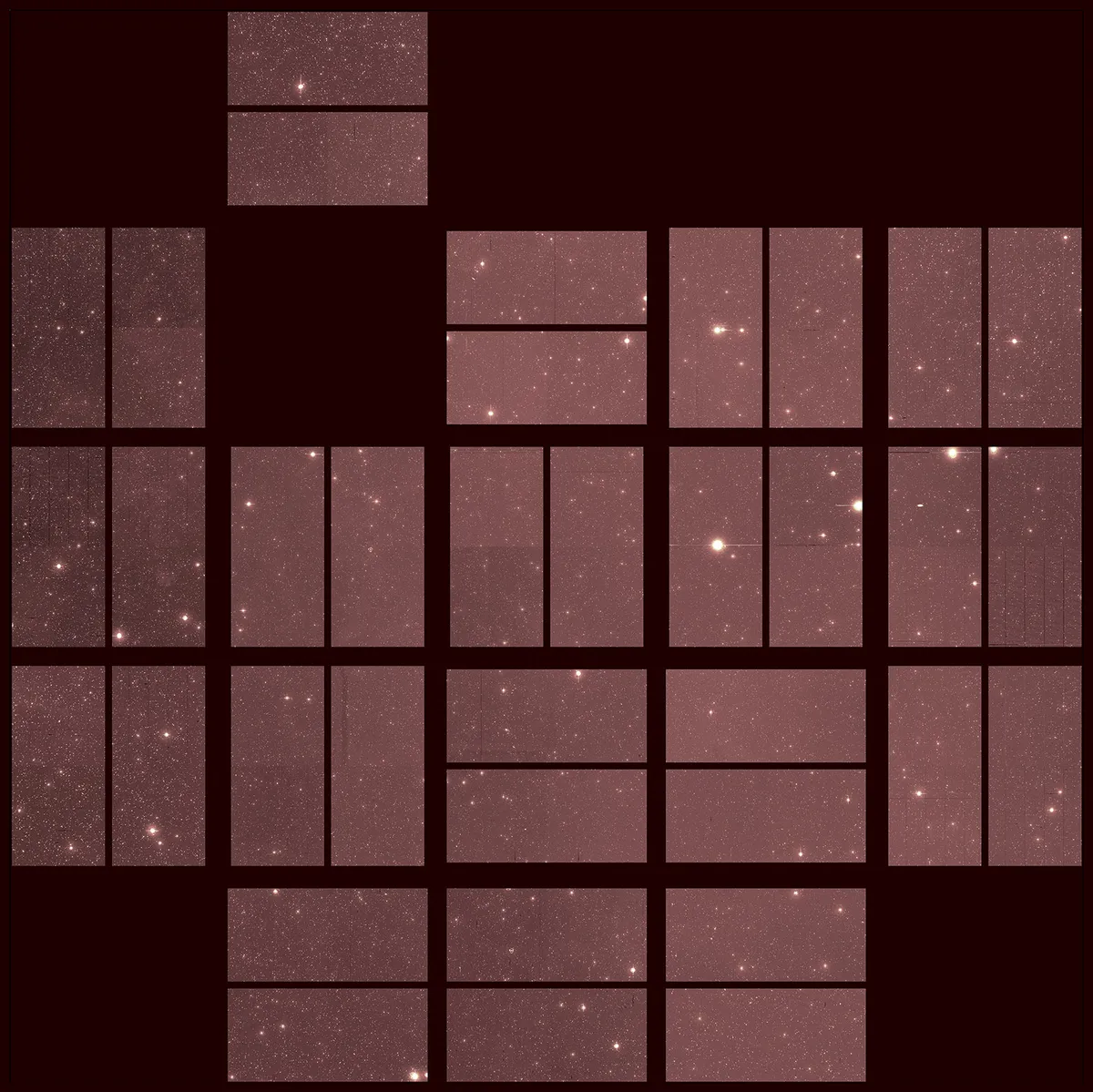 Kepler's final view of the night sky, pointed in the direction of the constellation Aquarius. Credit: NASA/Ames Research Center