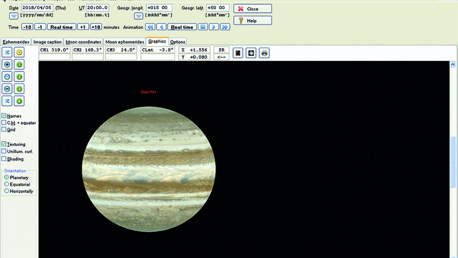 Measure Jupiter Great Red Spot - 01