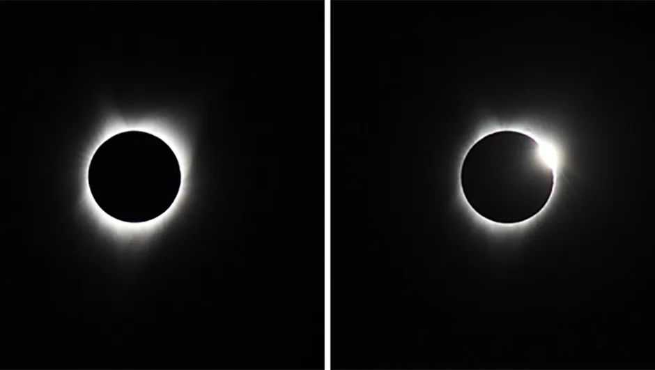 Edwin Oude Wesselink managed to capture these incredible shots of totality.Credit: Edwin Oude Wesselink