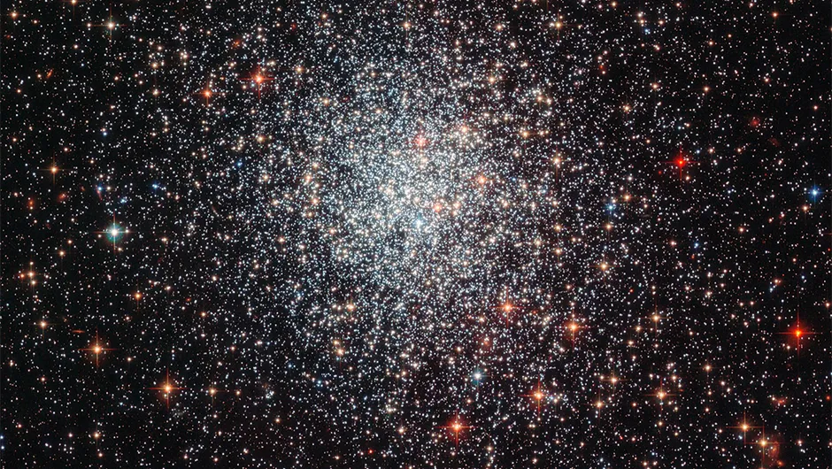 Globular cluster NGC 1783 is one of the biggest globular clusters in the Large Magellanic Cloud, a satellite galaxy the Milky Way. Credit: NASA/ESA Hubble Space Telescope