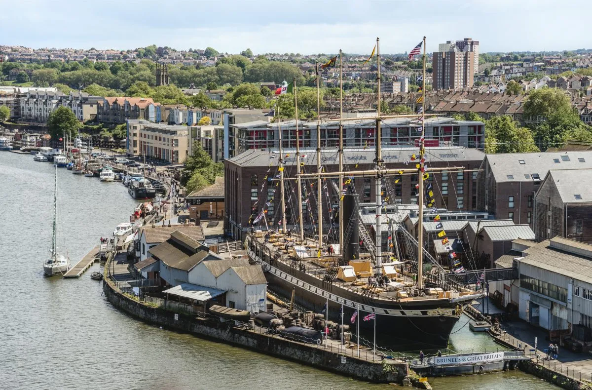 Brunel's SS Great Britain as it appears today: now a museum in Bristol's harbourside. Credit: Olaf Protze/LightRocket via Getty Images