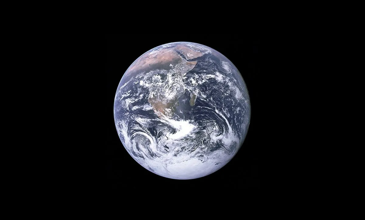 The famous 'Blue Marble' image of Earth captured during Apollo revealed our planet as a beautiful yet fragile planet for the first time. Credit: NASA