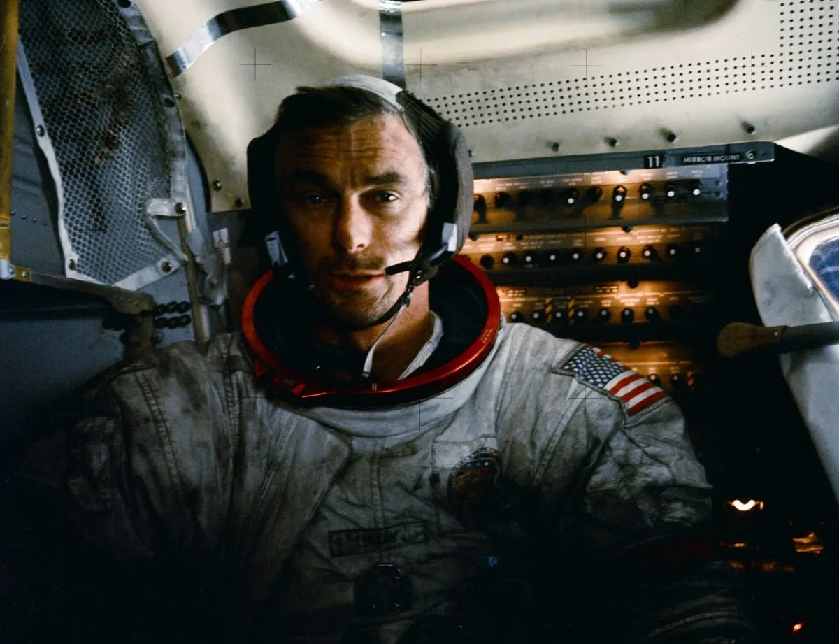 Apollo 17 mission commander Gene Cernan picture in the lunar module on the surface of the Moon. Cernan passed away in January 2017. He was the last of the Apollo astronauts to stand on the Moon. Credit: NASA
