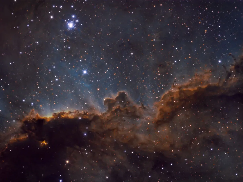 NGC6188 Israel Mussi, Goiânia, Brazil, 23-26 May 2019. Equipment: ZWO ASI 1600mm camera, Levenhuk Ra 250 Ritchey Chrétien, iOptron CEM120 mount.