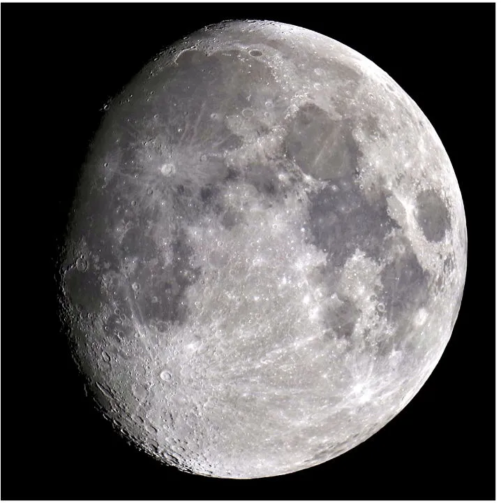 Moon close-up John Tipping, 16 May 2019, Cheshire. Equipment: Canon EOS 700D DSLR camera, Skywatcher 178mm Maksutov-Cassegrain