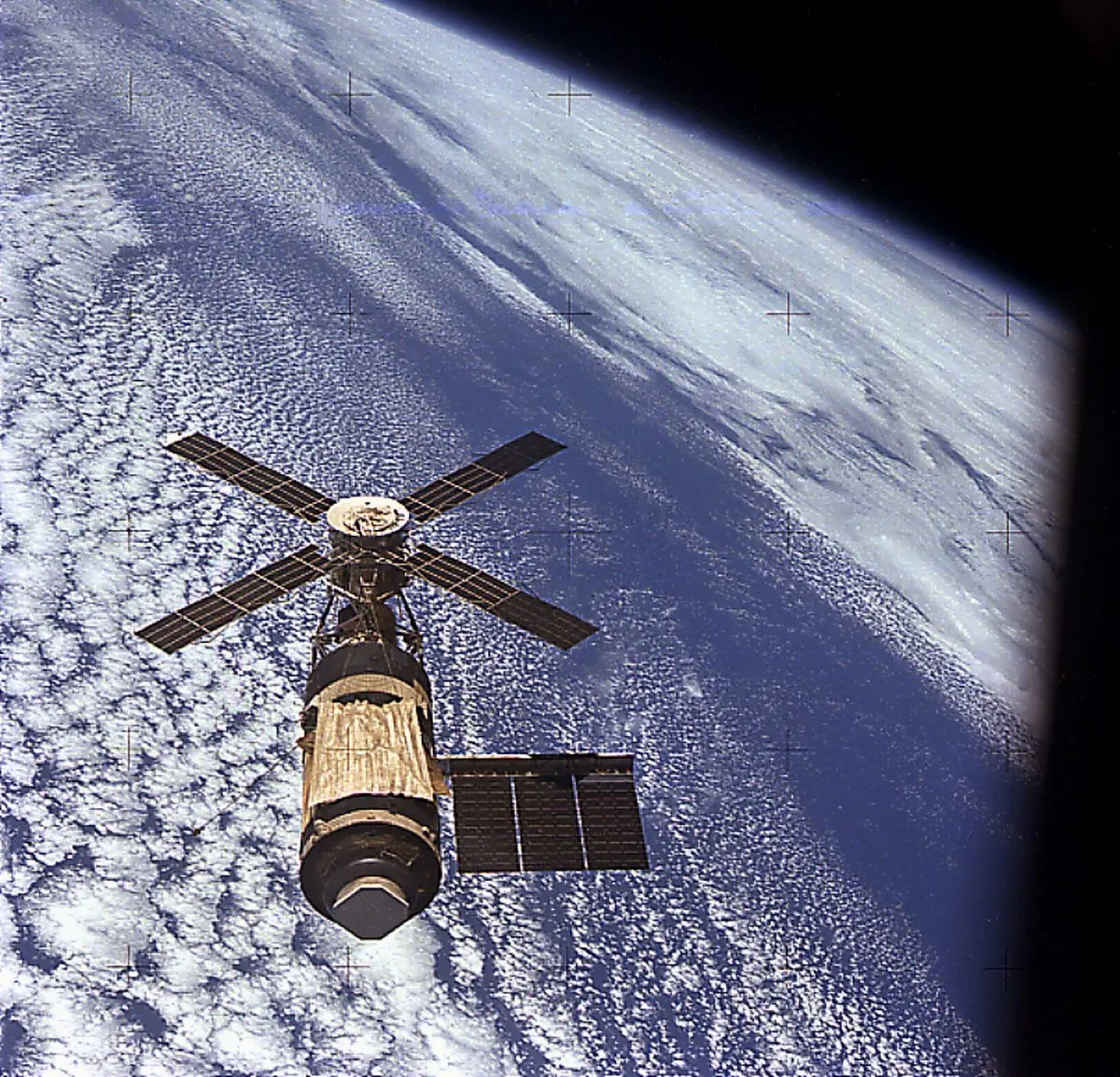 The Skylab space station in orbit. Credit: NASA