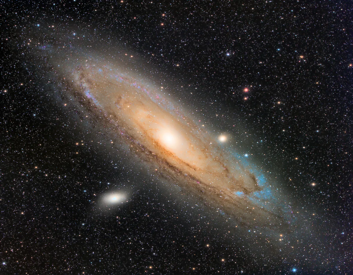 This image of the Andromeda Galaxy, M31, shows you the quality and detail that can be achieved with a CMOS camera. Credit Gary Palmer