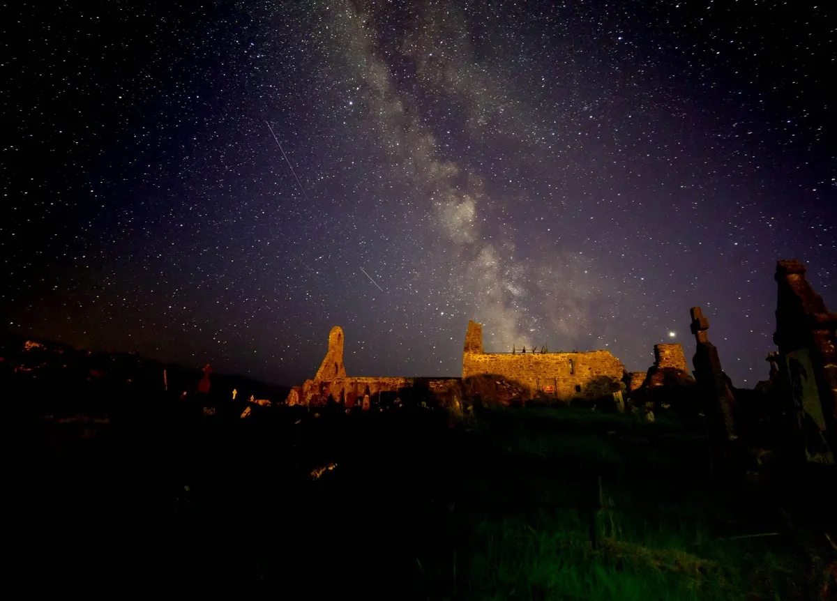 A view of the Milky Way over Skellig Star Party. Credit: Roy Stewart