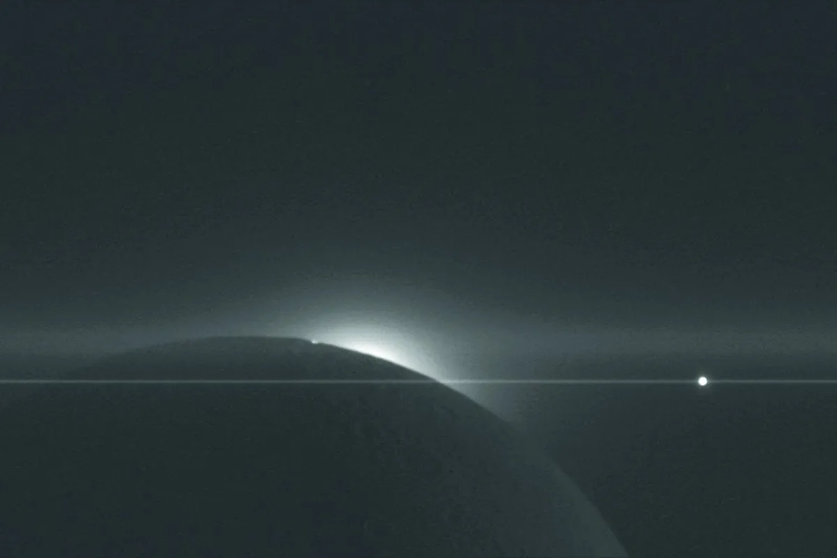 Moon mist captured by the Clementine spacecraft. Credit: NASA/JPL/USGS