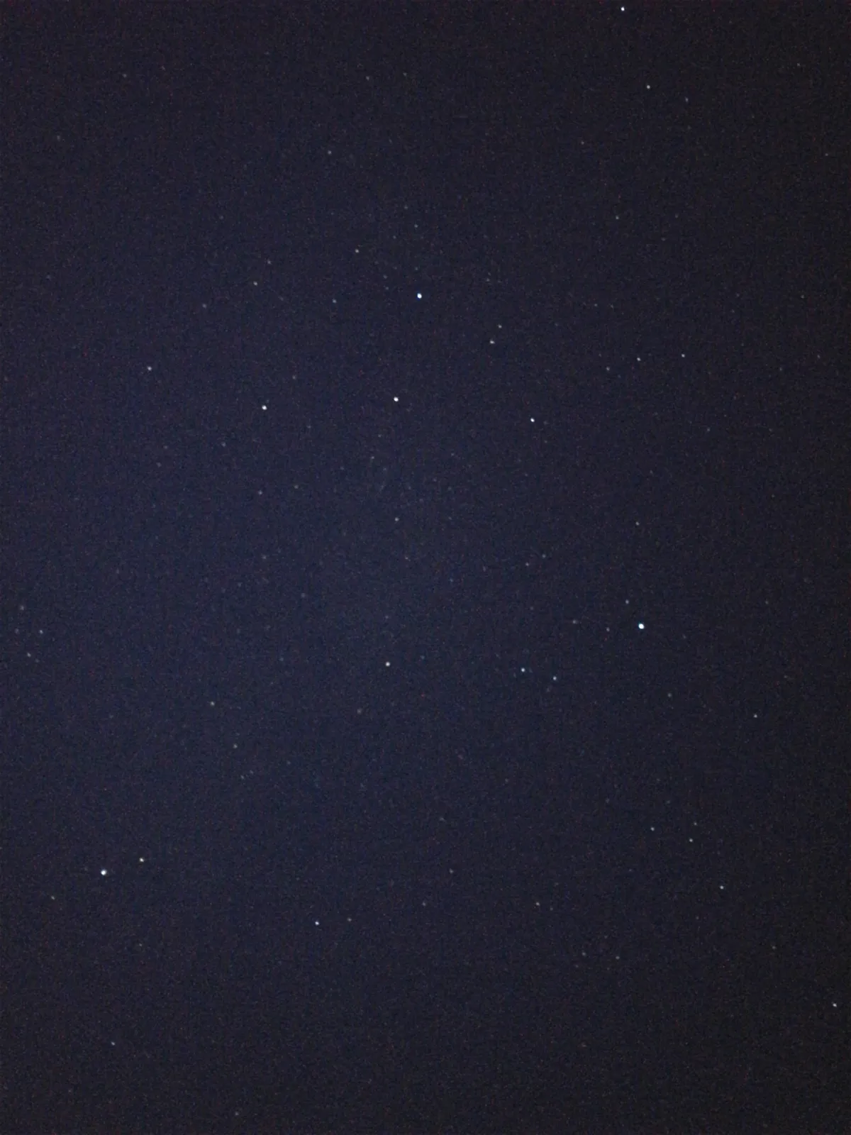 The Summer Triangle taken with the NightCap app. Long Exposure mode, 30.05 second exposure, 1/3s shutter speed. Credit: Paul Money