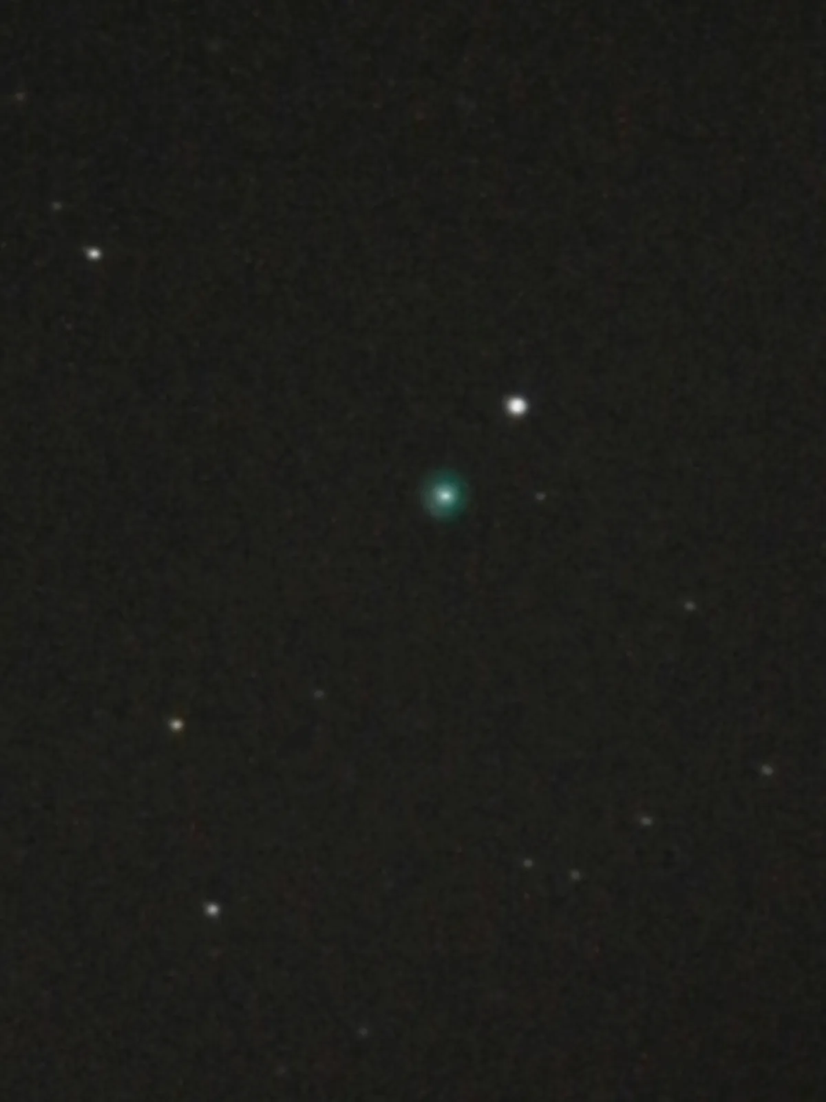 The Eskimo Nebula taken with NightCap. Long Exposure mode, 50.03 second exposure, 1/3s shutter speed.