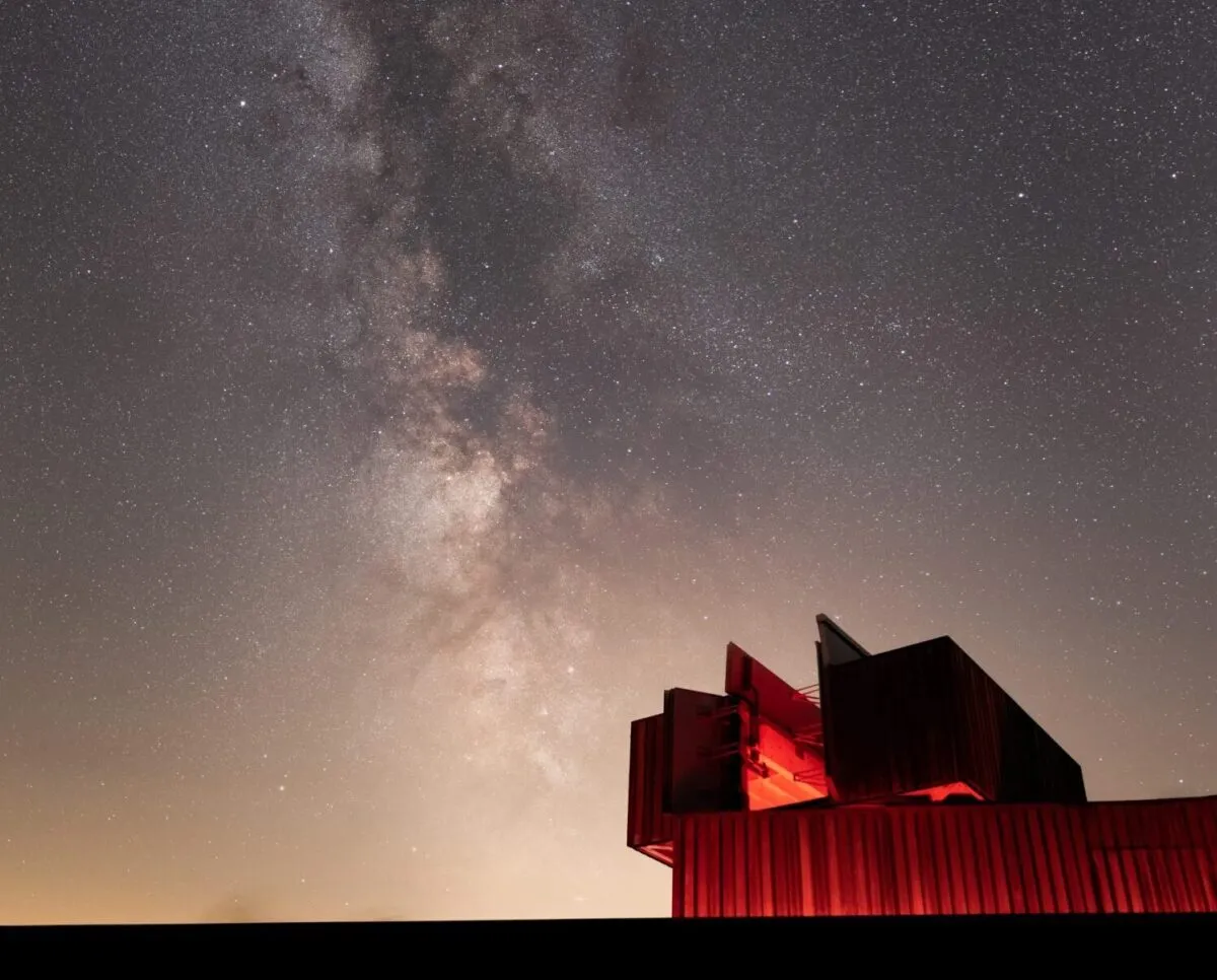 The Milky Way above Kielder Observatory. Credit: Daniel Monk