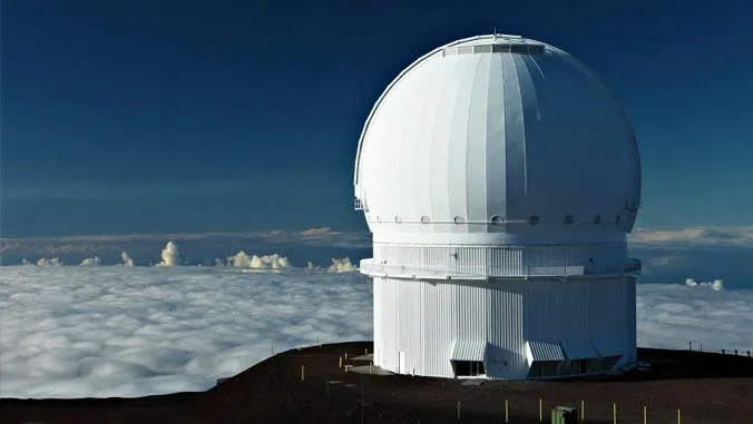 The Canada-France Hawaii Telescope, one of the observatories used in the study. Credit: Maunakea Observatories