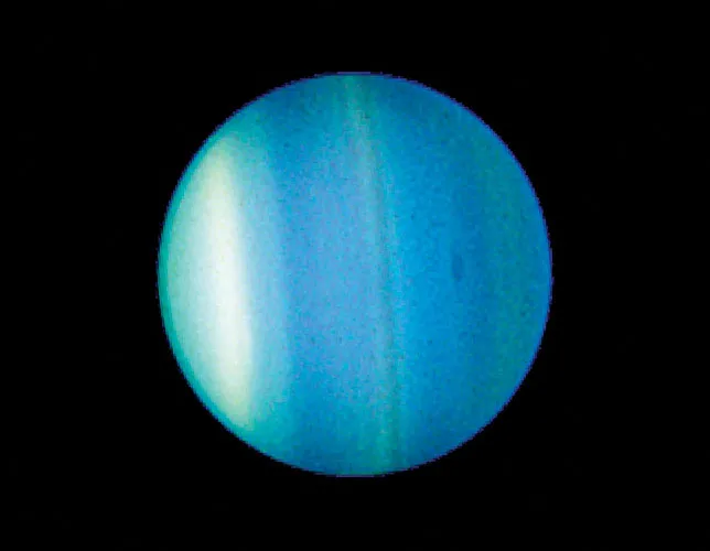 Hubble image of Uranus