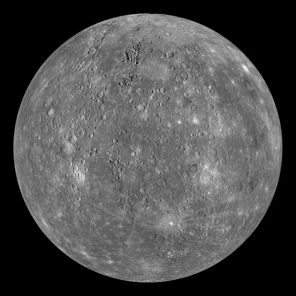 Image of Mercury taken by the MESSENGER spacecraft. Credit: NASA/JPL-Caltech