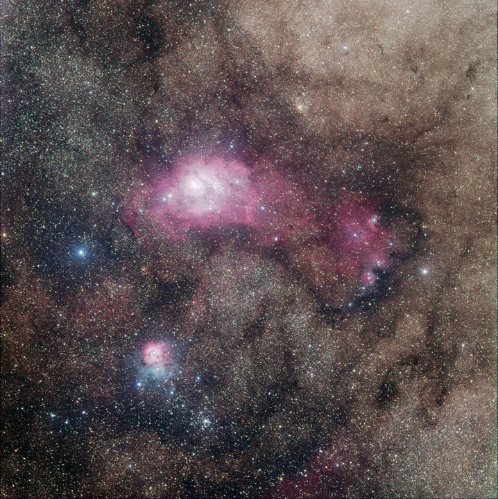 The Lagoon Nebula Mark Griffith, Siding Spring Observatory, Australia, 28 July 2019 Equipment: FLI ML16803 camera, Takahashi 106mm FSQ ED refractor, Paramount PME Mount.