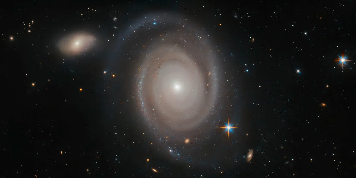 Spiral Galaxy NGC 1706 Hubble Space Telescope, 28 October 2019 Credit: ESA/Hubble & NASA, A. Bellini et al.