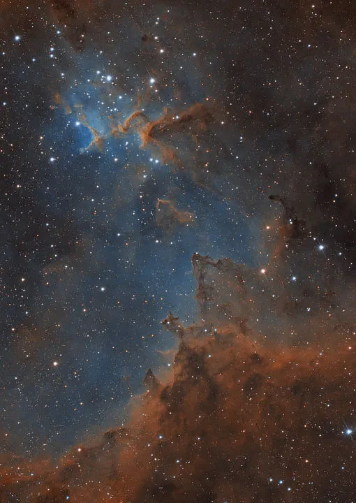 The Heart Nebula, Joe Stafford, Chesterfield, 7 September 2019 Equipment: ZWO ASI 1600MM-Pro mono camera, Sky-Watcher 200PDS reflector, Sky-Watcher EQ6 mount