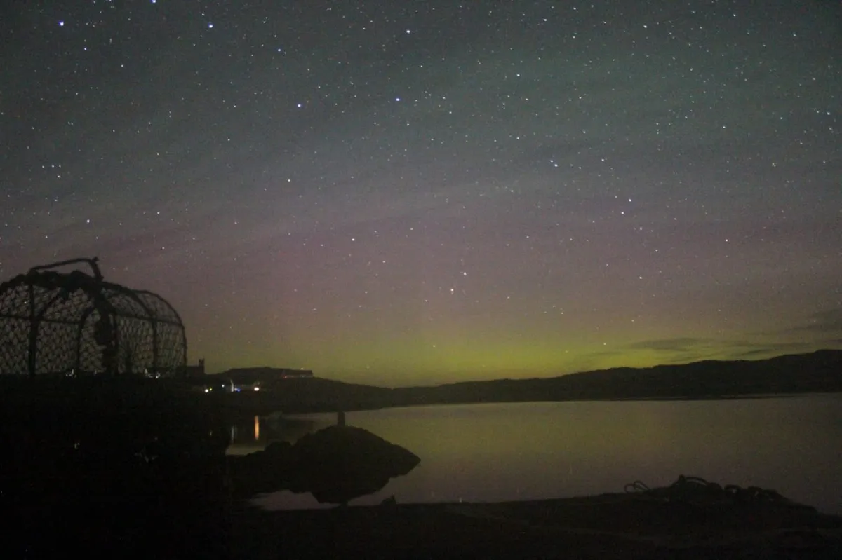 A view of the dark skies over Coll. Credit: George McConnachie