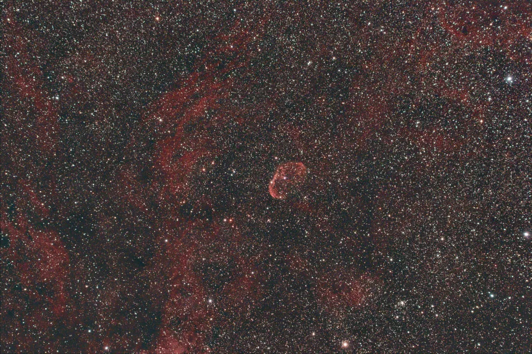 The Crescent Nebula Paul Gordon, Essex, 19 September 2019 Equipment: Canon EOS 60Da DSLR, Borg 77EDII refractor 