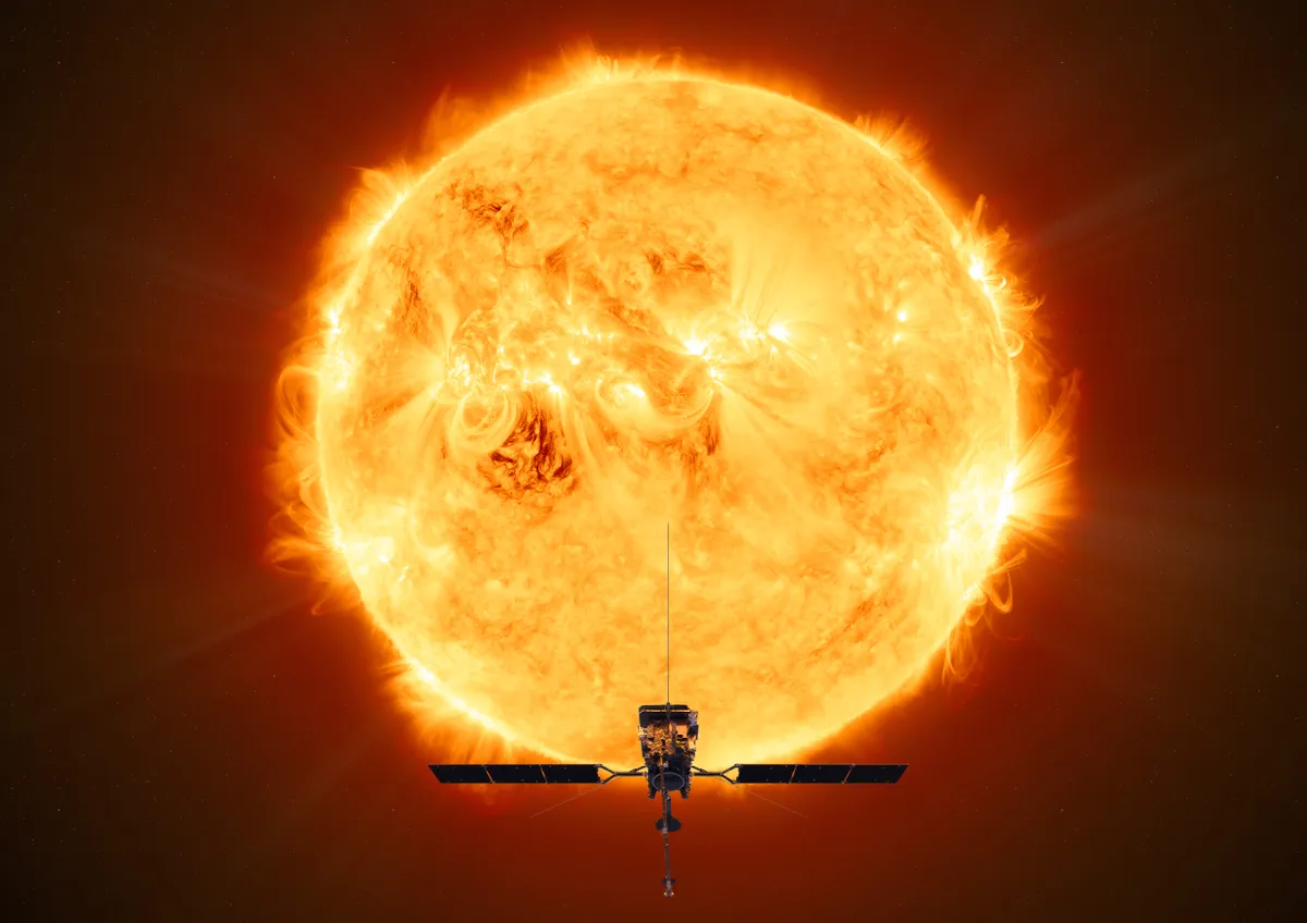 An artist's impression of ESA's Solar Orbiter. Credit: ESA