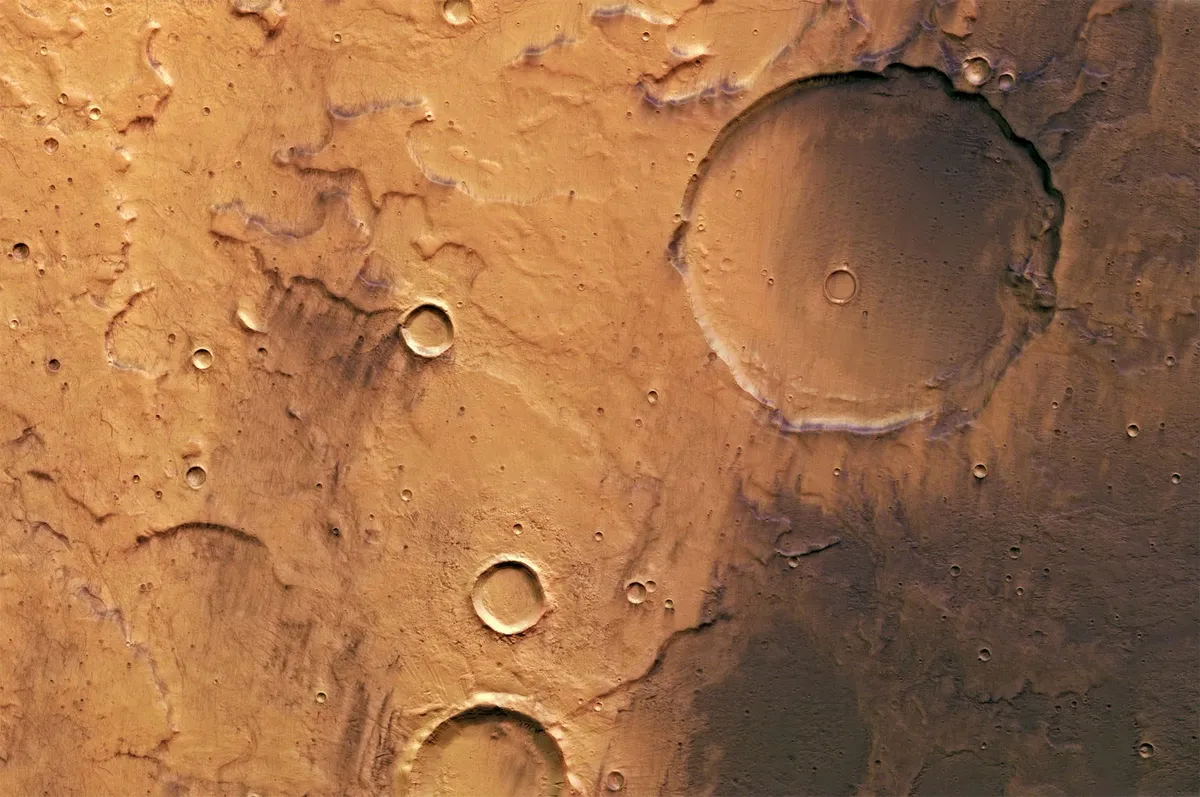 Terra Cimmeria, Mars Mars Express orbiter, 8 August 2019