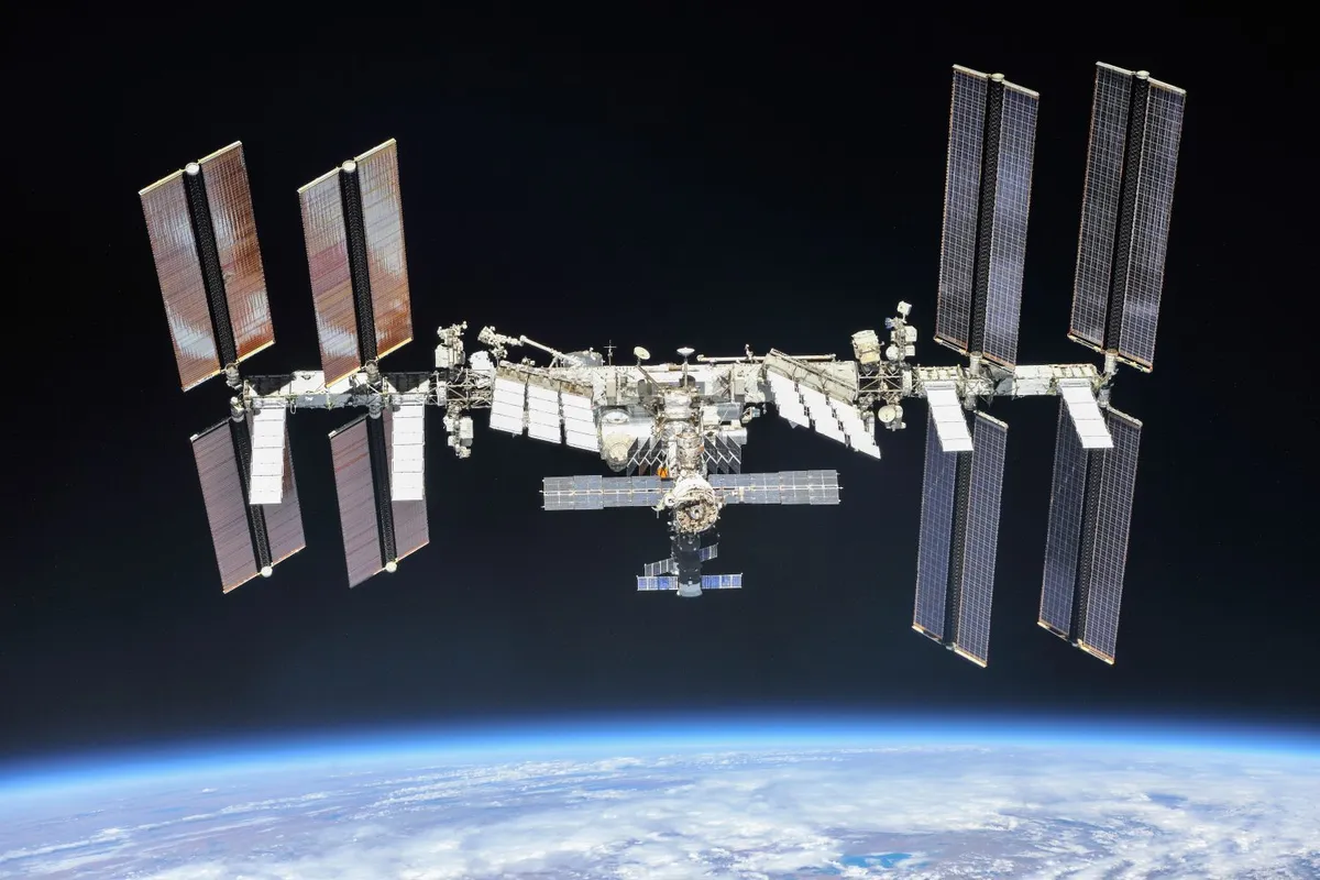 GPS provides altitude and positional navigation for the International Space Station. Credit: NASA/Roscosmos