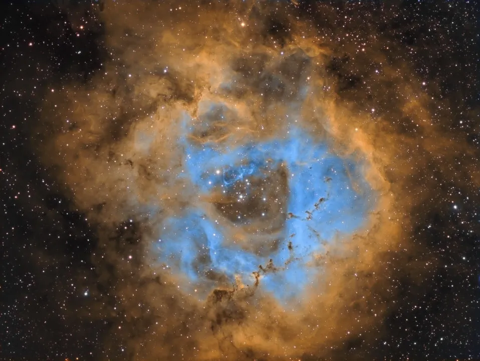 09 - The Rosette Nebula Steve MacDonald, Cyprus, 21–25 November 2019 Equipment: Moravian G2-8300 mono camera, Sky-Watcher Esprit 100 apo refractor, Sky-Watcher EQ6 mount