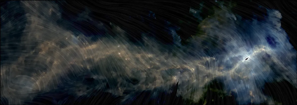 Orion A molecular cloud. Credit: ESA/Herschel/Planck; J. D. Soler, MPIA