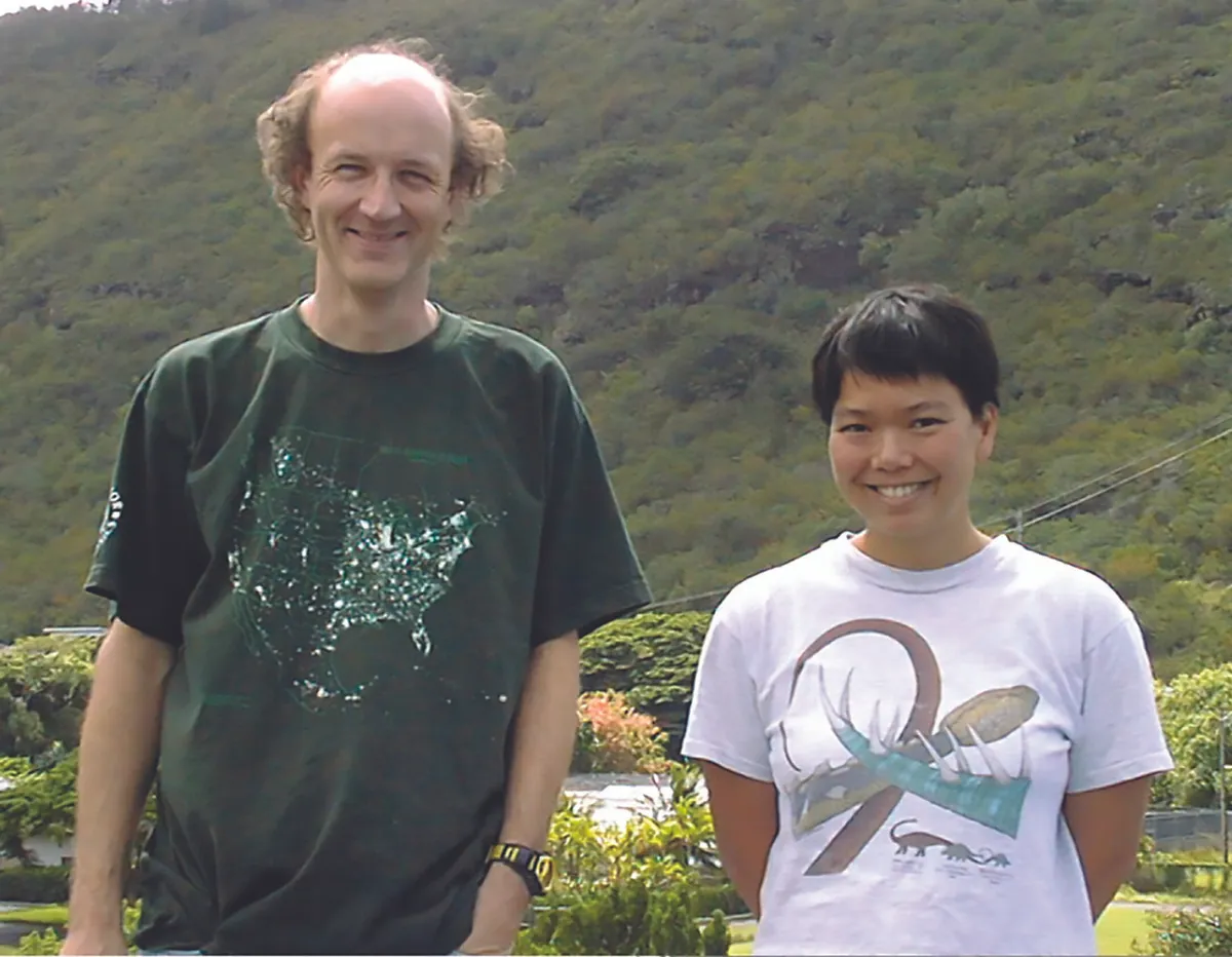 Dave Jewitt and Jane Luu searched for six years before their breakthrough. Credit: Dave Jewitt