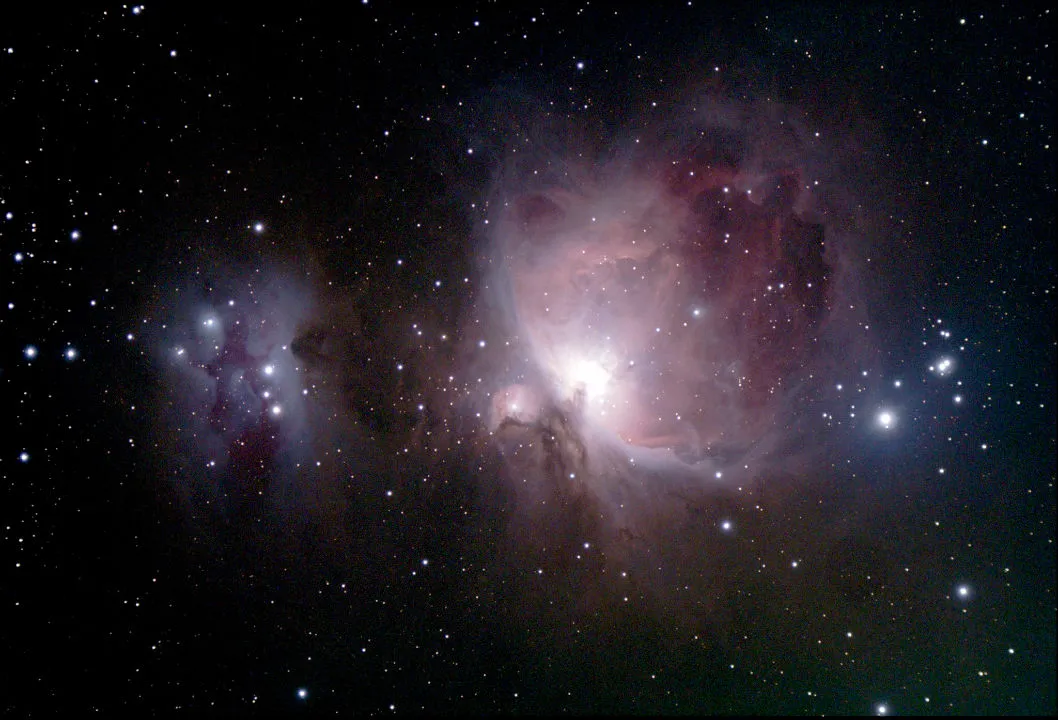 The Orion Nebula is a great target to observe through binoculars in the night sky when December rolls round. Credit: Duncan Farrar