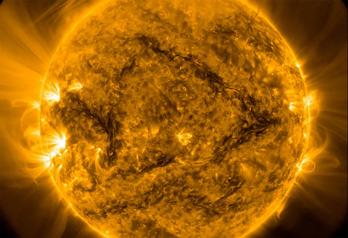 An image of the Sun captured by NASA's Solar Dynamics Observatory. Credit: Solar Dynamics Observatory, NASA.