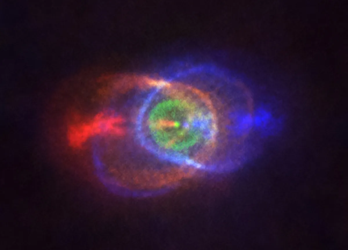 ALMA image of HD101584. Credit: ALMA (ESO/NAOJ/NRAO), Olofsson et al. Acknowledgement: Robert Cumming