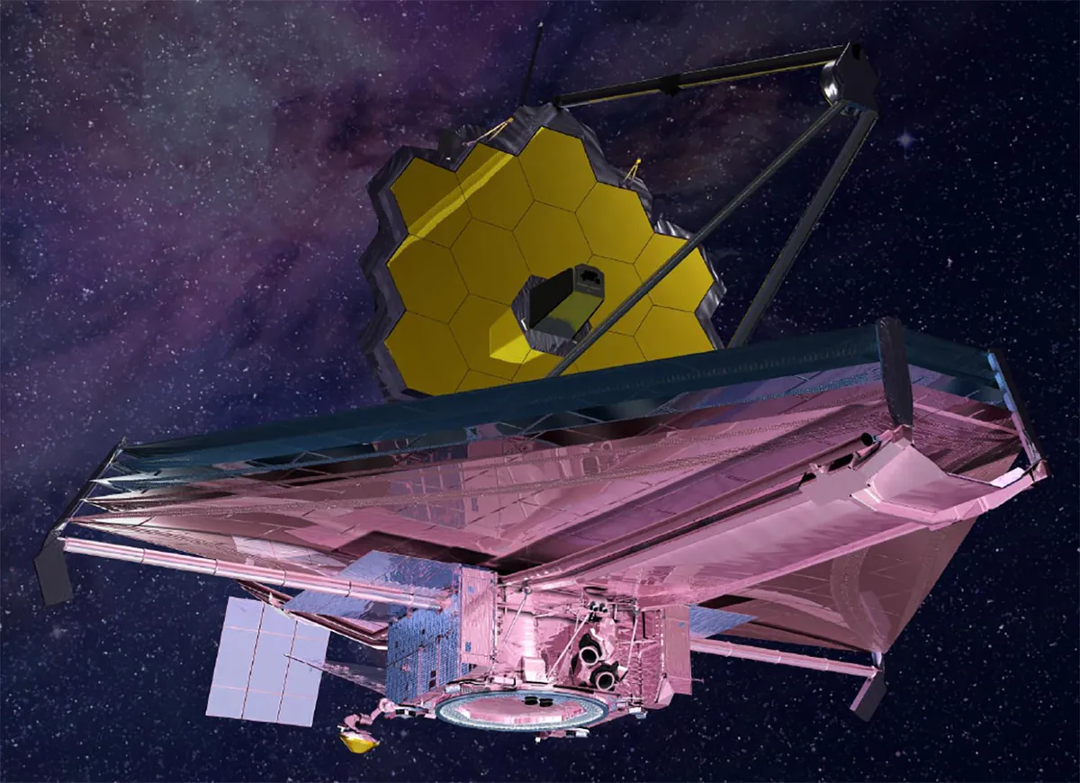 An artist's impression of the James Webb Space Telescope. Credit: NASA
