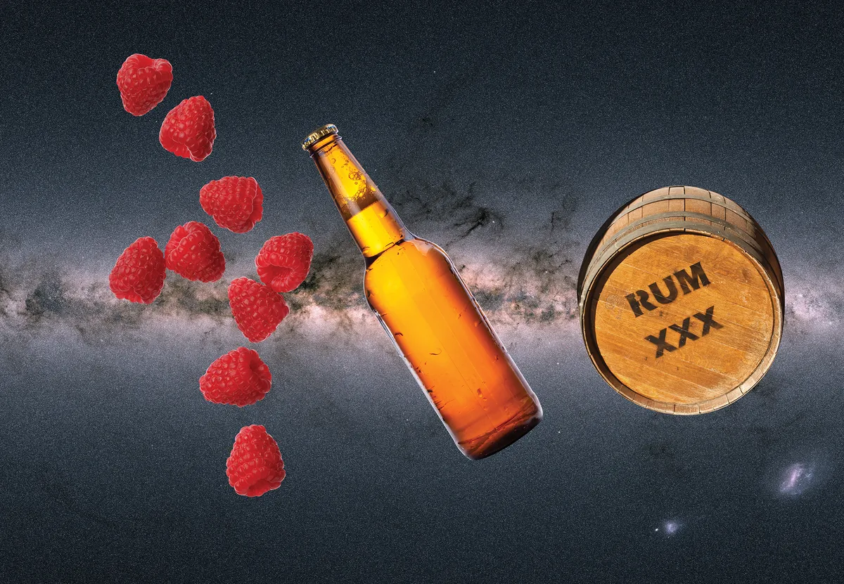 Milky Way smells of rum, raspberries and booze