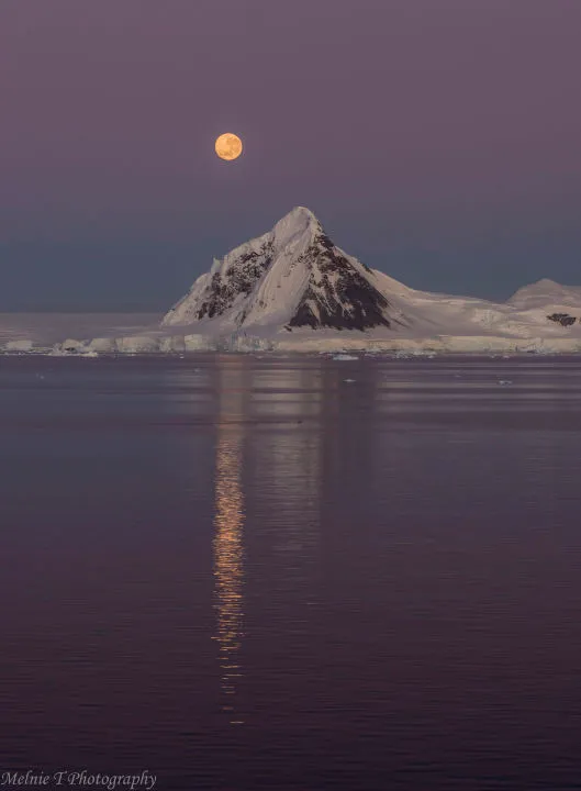 Moon mountain Melanie Thorne, The Gullet, Antarctica, 10 March 2020 Equipment: Nikon D7100 DSLR, Nikon 70–300mm lens