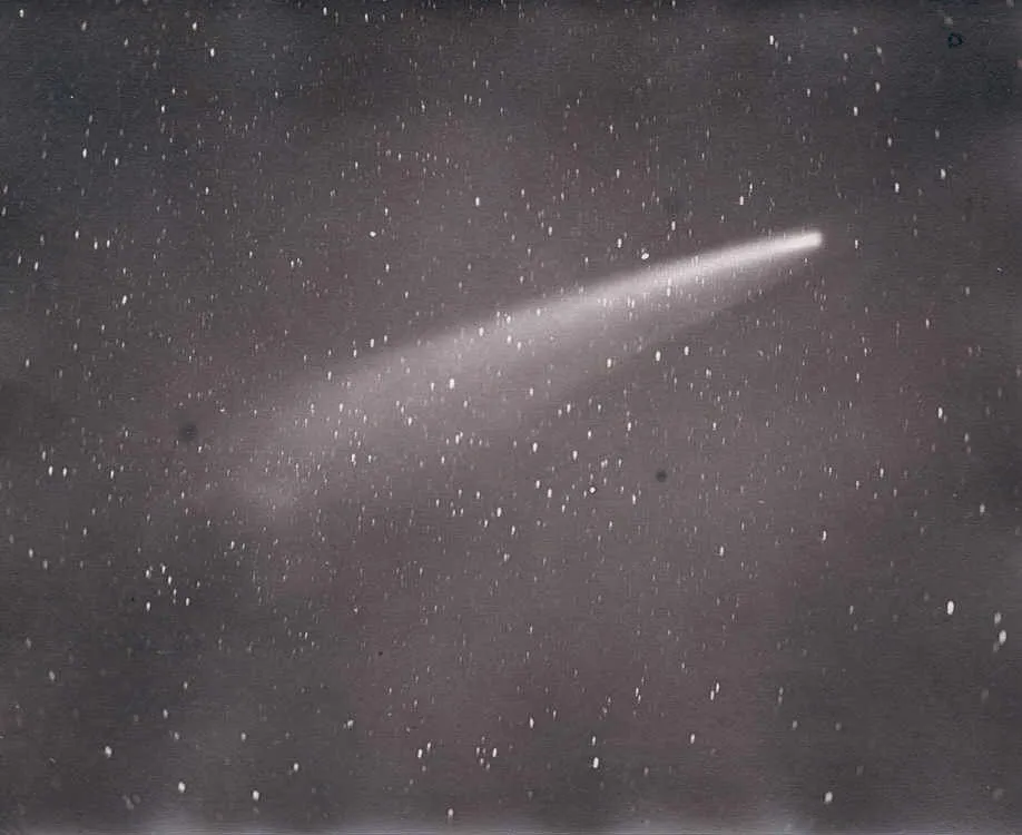 The Great September Comet, captured in a photograph by David Gill. Credit: Sir David Gill, 1843-1914 - South African Astronomical Observatory