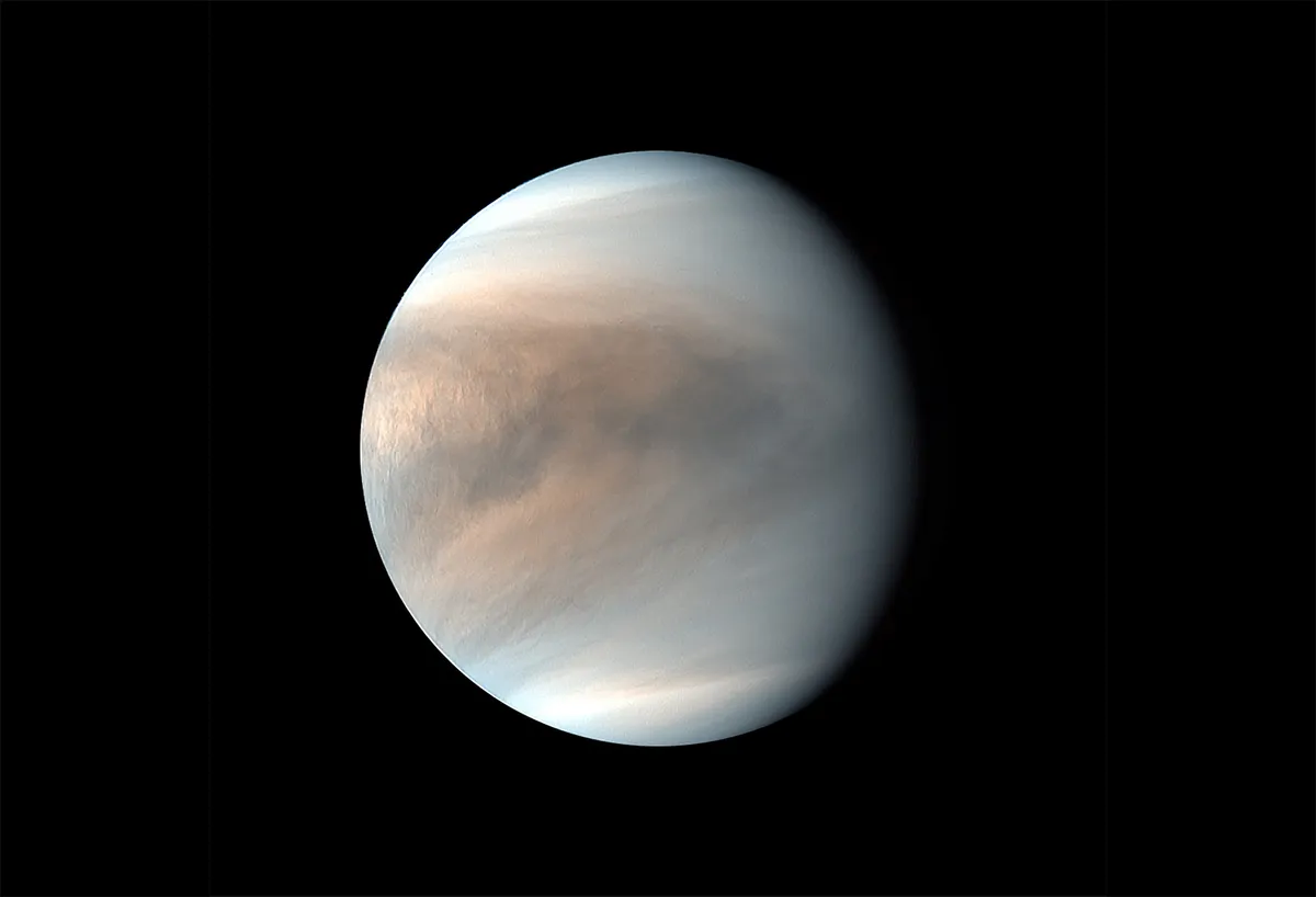 A view of Venus captured by JAXA's Akatsuki orbiter. © PLANET-C Project Team