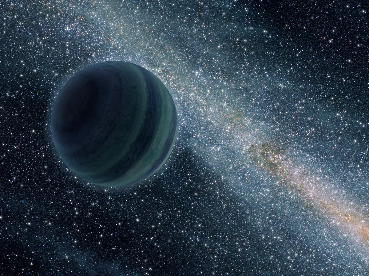 Planets can wander through space without a parent star
