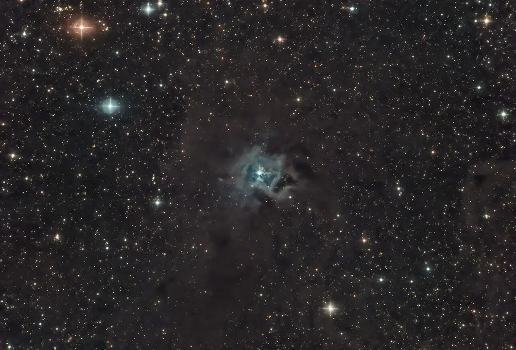 Iris Nebula Jay Bolt, Wakefield, 24 April 2020. Equipment: Altair Hypercam 294C PRO TEC camera, Sky-Watcher 130PDS reflector, Sky-Watcher EQ6-R mount