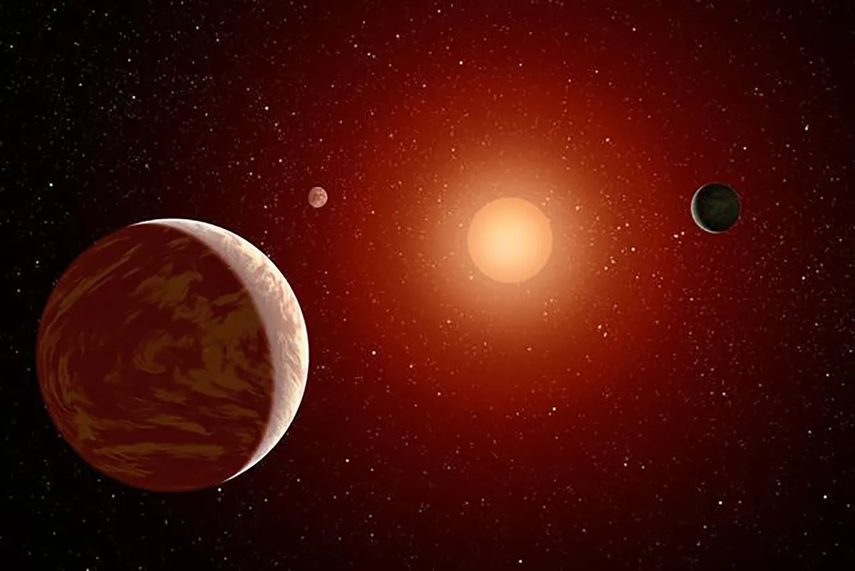 An artist's impression of Earth-like exoplanets in orbit around a star. Credit: NASA/JPL-Caltech