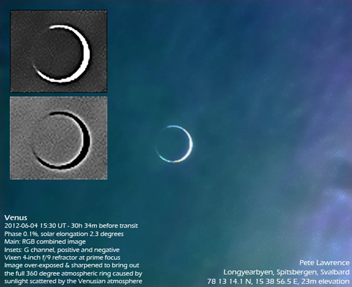 Atmospheric ring of Venus